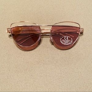 ASOS | Rose Gold Aviator Sunglasses